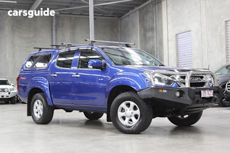 Blue 2018 Isuzu D-MAX Crew Cab Utility Ls-M Hi-Ride (4X4)