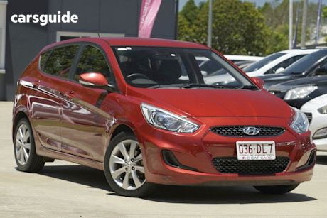 Red 2018 Hyundai Accent Hatchback Sport