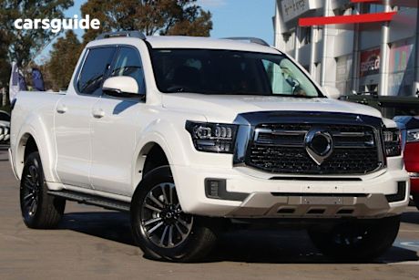 White 2024 GWM Cannon Alpha Dual Cab Utility Lux (4X4)