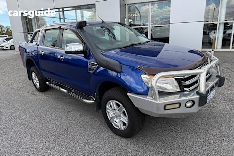 Blue 2013 Ford Ranger Crew Cab Pickup Xlt 3.2 Hi-Rider (4X2)