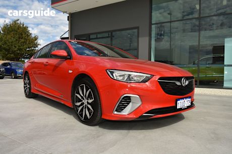 Red 2018 Holden Commodore Liftback Rs