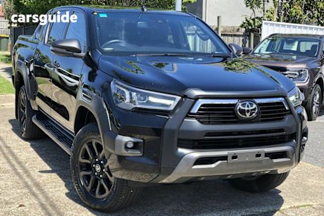 Black 2021 Toyota Hilux Double Cab Pick Up Rogue (4X4)