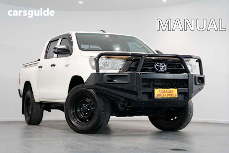 White 2021 Toyota Hilux Double Cab Pick Up Workmate Hi-Rider