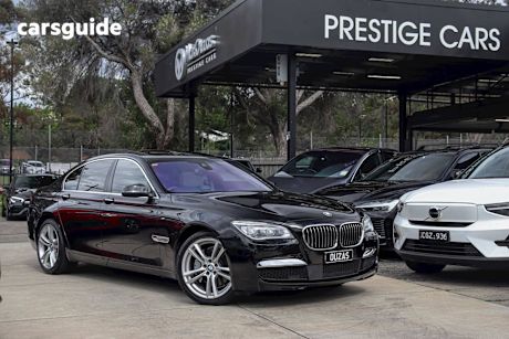 Black 2014 BMW 740I Sedan