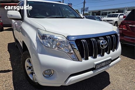 White 2016 Toyota Landcruiser Prado Wagon Gxl (4X4)