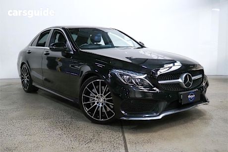 Black 2015 Mercedes-Benz C250 Sedan