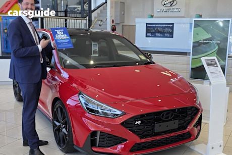 Red 2025 Hyundai I30 Hatchback N Premium