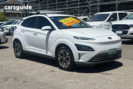 White 2021 Hyundai Kona Wagon Elite Electric Std Range
