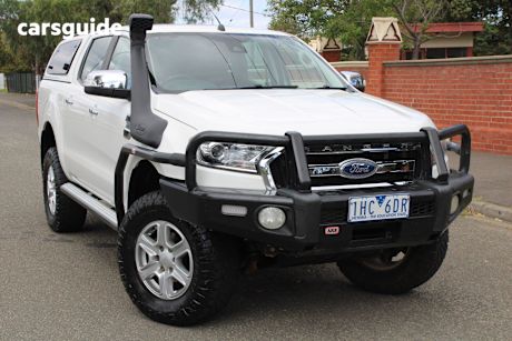 White 2016 Ford Ranger Dual Cab Utility Xlt 3.2 (4X4)