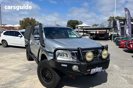 Silver 2015 Nissan Navara Dual Cab Utility St (4X4)