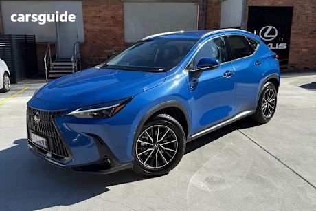Blue 2024 Lexus NX350H Wagon Luxury Hybrid 2Wd