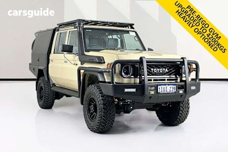 Grey 2025 Toyota Landcruiser Double Cab Chassis Lc79 Gxl + Diff Locks