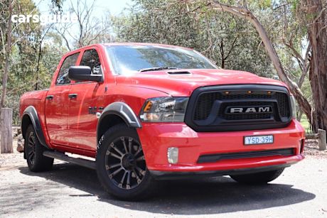 Red 2020 Ram 1500 Crew Cab Utility Express (4X4) W/Ramboxes