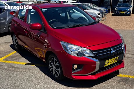 Red 2021 Mitsubishi Mirage Hatchback Es