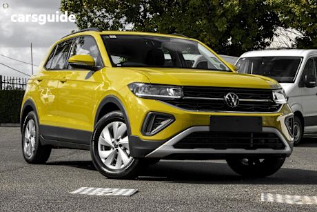 Yellow 2024 Volkswagen T-Cross Wagon 85Tfsi Life