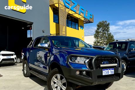 Blue 2021 Ford Ranger Double Cab Pick Up Xlt 2.0 (4X4)