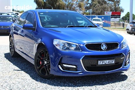 Blue 2016 Holden Commodore Sedan Ss-V Redline