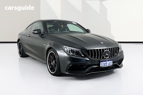 Black 2022 Mercedes-Benz C63 Coupe S