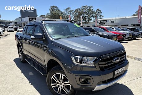 Grey 2021 Ford Ranger Double Cab Pick Up Wildtrak 3.2 (4X4)
