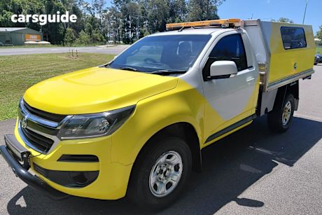 Yellow 2019 Holden Colorado Cab Chassis Ls (4X4)