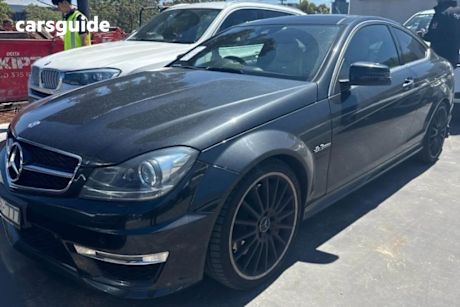 Black 2012 Mercedes-Benz C63 Coupe Amg