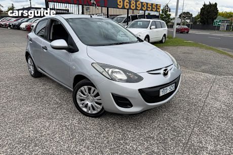 Silver 2010 Mazda 2 Hatchback Neo