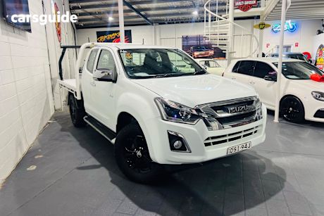 White 2017 Isuzu D-MAX Space Cab Utility Ls-U Hi-Ride (4X4)