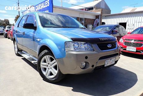 Blue 2005 Ford Territory SUV TS