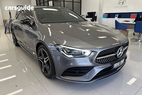 Grey 2019 Mercedes-Benz CLA200 Coupe