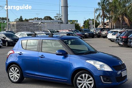 Blue 2015 Suzuki Swift Hatchback Gl Navigator
