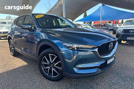 Blue 2017 Mazda CX-5 Wagon Akera (4X4)