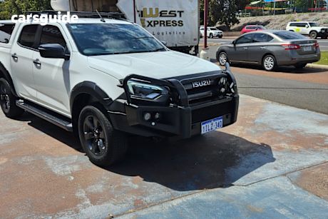White 2024 Isuzu D-MAX Crew Cab Utility X-Terrain (4X4)