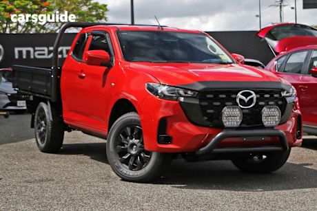 Red 2025 Mazda BT-50 Freestyle Cab Chassis Xt (4X4)