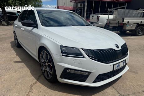 White 2019 Skoda Octavia Sedan Rs 245