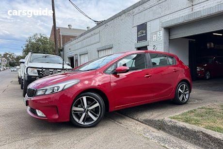 Red 2018 Kia Cerato Hatchback Sport