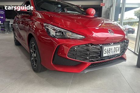 Red 2025 MG MG3 Hatchback Essence Hybrid+