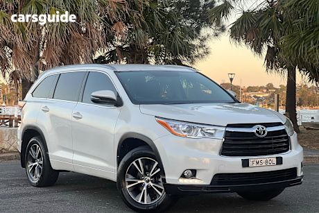 White 2016 Toyota Kluger Wagon Gxl (4X4)