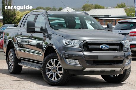 Grey 2018 Ford Ranger Dual Cab Pick-up Wildtrak 3.2 (4X4) (5 Yr)