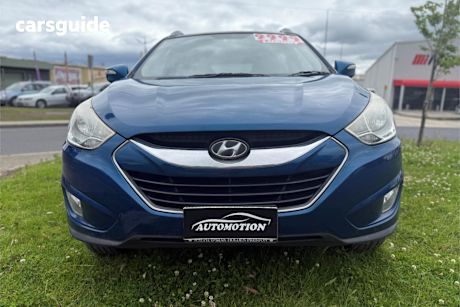 Blue 2010 Hyundai IX35 Wagon Highlander (Awd)