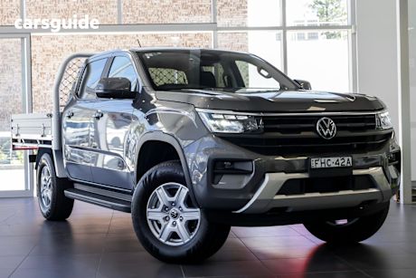 Grey 2023 Volkswagen Amarok Dual Cab Utility Life Tdi500 4Motion