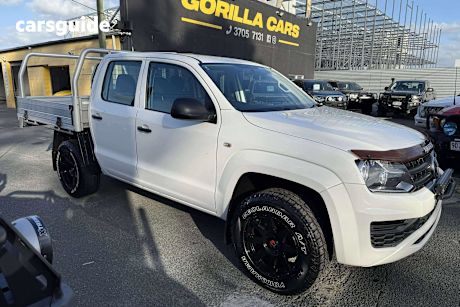 White 2018 Volkswagen Amarok Dual Cab Utility Tdi420 Core Plus (4X4)