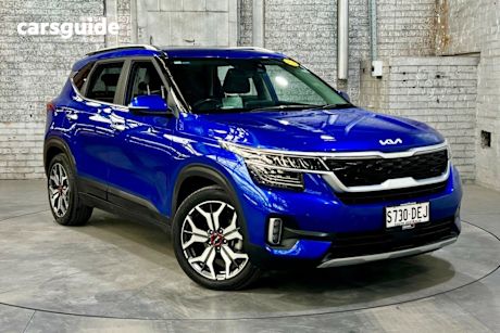 Blue 2022 Kia Seltos Wagon Gt Line (Fwd) Limited Edition