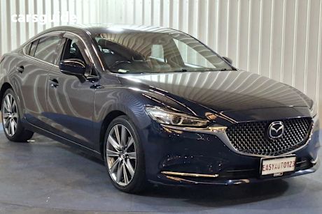 Blue 2019 Mazda 6 Sedan Atenza