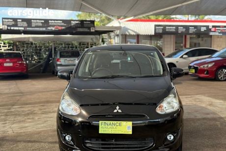 Black 2013 Mitsubishi Mirage Hatch