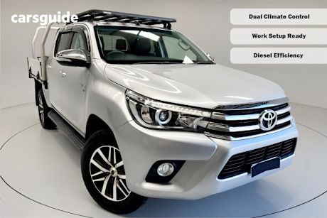 Silver 2016 Toyota Hilux Dual Cab Utility Sr5 (4X4)