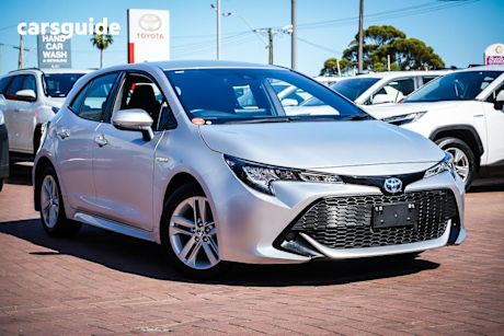 Silver 2022 Toyota Corolla Hatchback Ascent Sport Hybrid