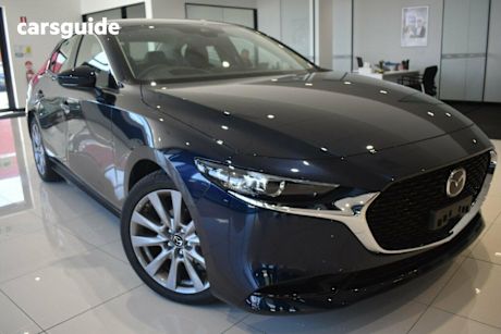 Blue 2025 Mazda 3 Sedan G20 Touring Vision