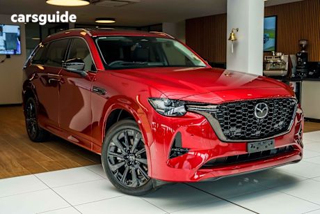 Red 2024 Mazda CX-80 Wagon G40E Gt