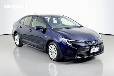 Blue 2023 Toyota Corolla Sedan Ascent Sport Hybrid