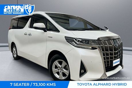 White 2020 Toyota Alphard OtherCar HYBRID 4WD X